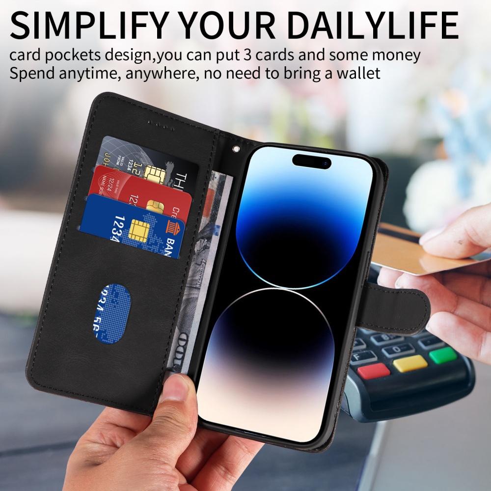 Line Magnetic  Leather Phone Case For Oppo A5 A5X A5 Pro A3 A3X A3 Pro 4G 5G A5M Flip Card Slot Wallet Book Cover Funda