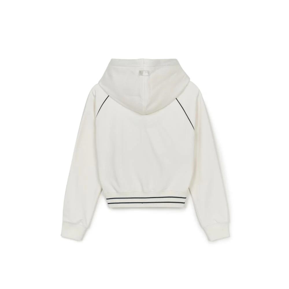 New MLB New York Yankees Varsity Sportive New York Yankees Hoodie Sweatshirt Women's Cream 3FHDV0344-50CRS