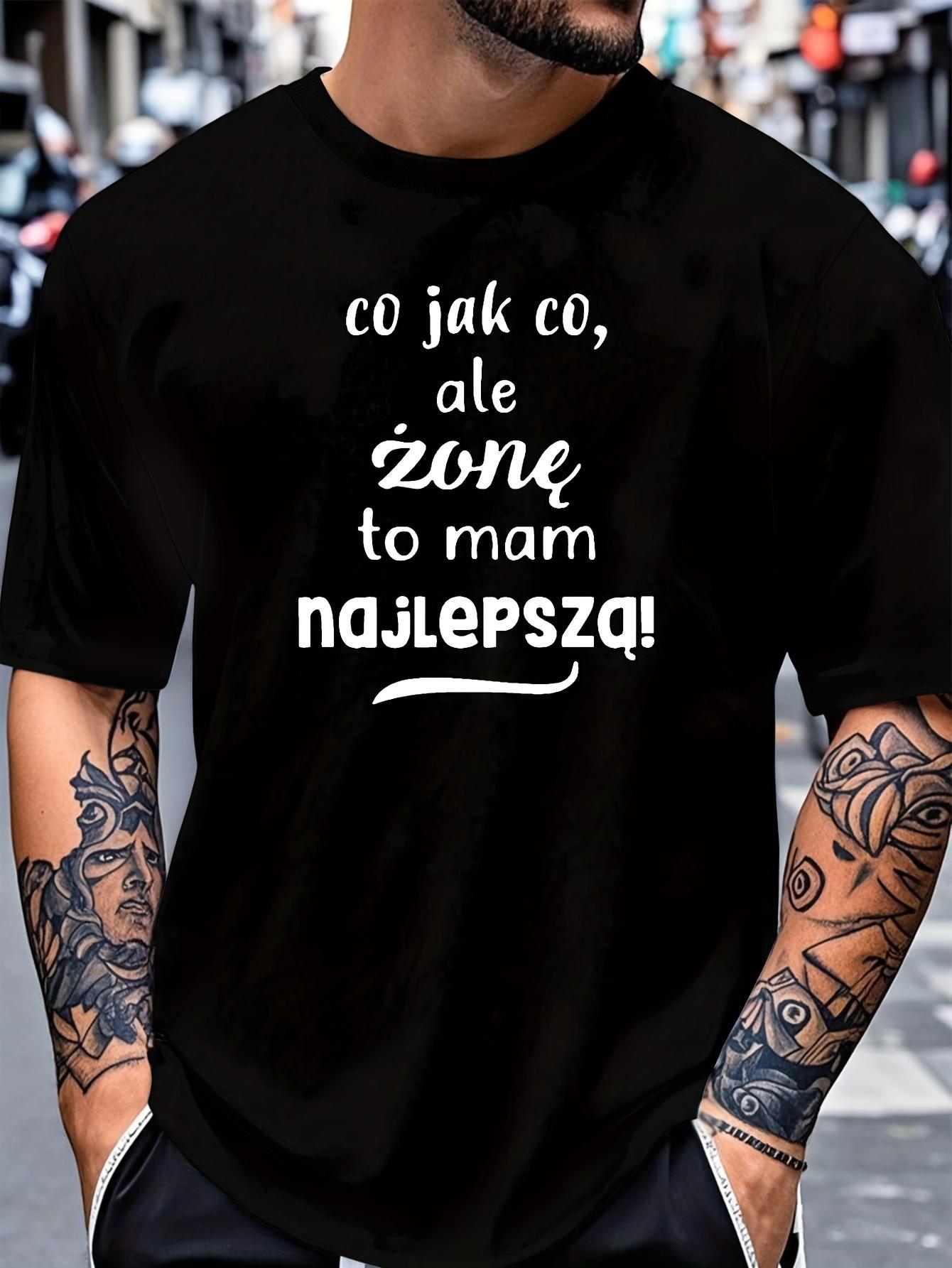 

T-Shirt y2k Polish Language T Gray XL