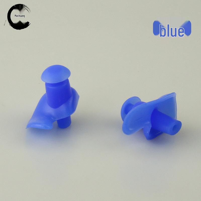 Silicone Waterproof Swimming and Diving Earplugs with Box - Adult Spiral Design