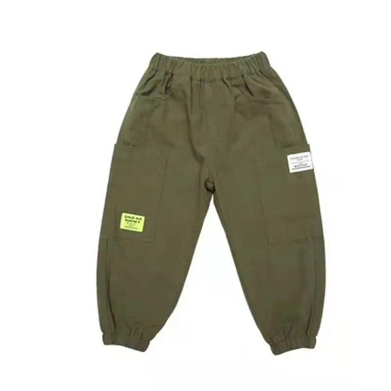 Boys' Pants, Cotton and Linen, Summer Thin Loose Casual Pants