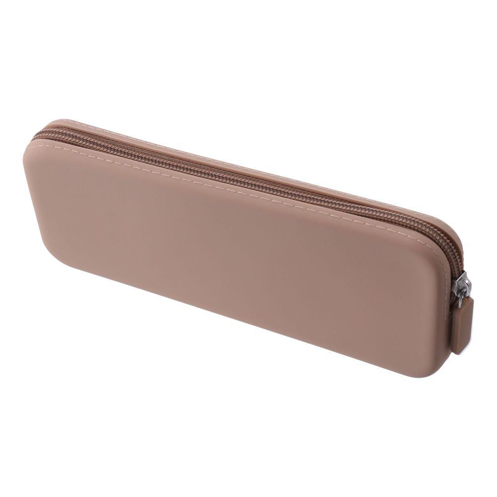 Multifunctional Pencil Case Silicone Silicone Pencil Case 20*8*2.5cm Cosmetic Bag Silicone Makeup Brush Bag For Daily