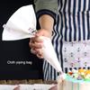 Spritzbeutel aus Baumwoll-Canvas, 6–60, wiederverwendbar, verdickt, professioneller Cremebeutel, Dressingbeutel