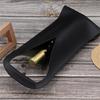 Wine Bag Holder PU Leather Wine Case with Soft Interior Wine Bag for Wine Enthusiasts Waterproof Wine Pouches Sleeve