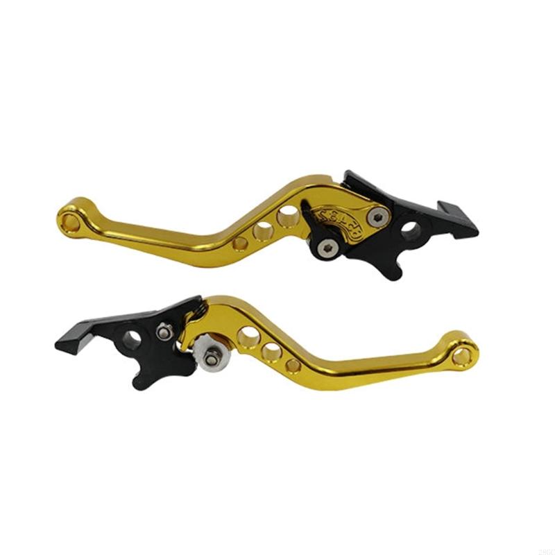 28GC Aluminum Double Disc Brake Handle Lever Adjustable for Motorcycles Scooters Electric Bike Motorcycle Accessories 1Pair