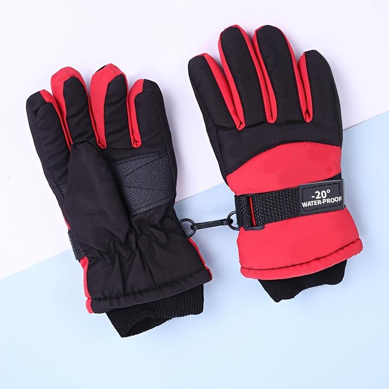 [Non-slip] Children's Ski Gloves | A Pair | Thickened Non-slip | Winter Outdoor Sports and Cycling | Suitable for Children Over 3 Years Old
