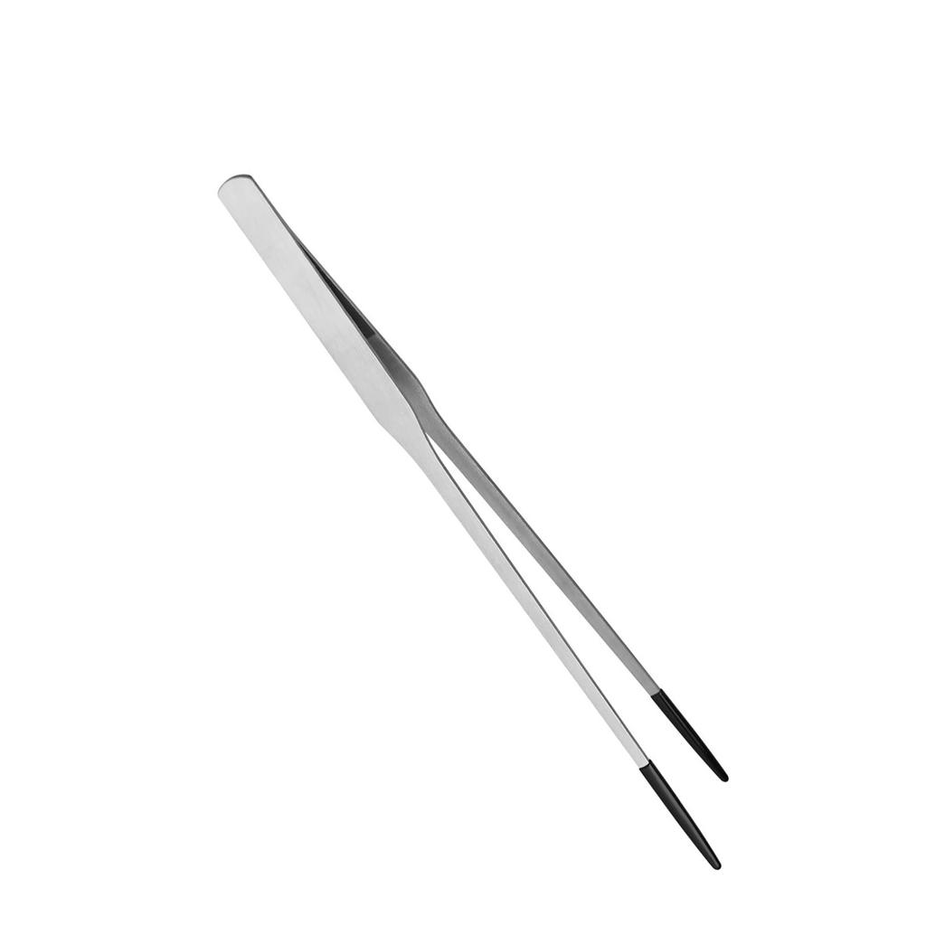 Reptiles Feeding Tongs Clamp Long NonSlip Coated Stainless Steel for Safe Pet Food Handling