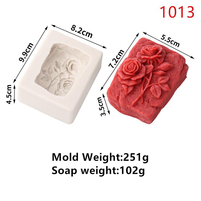 3D Peony Rose Silicone Soap Mold DIY Handmade Creative Flower Aromatherapy Plaster Resin Soap Making Supplies Kit Home Gifts