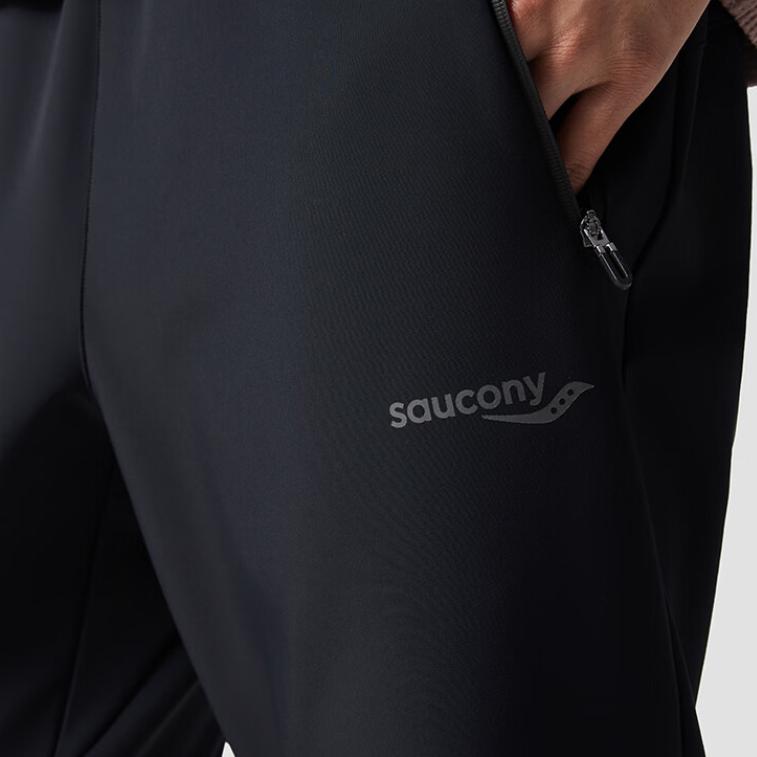 SAUCONY Woven Mid-Rise Lace-Up Casual Pants Men Pants SA2269WP21L-BK001
