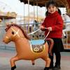 4 PCS Year Of The Horses Party Decoration Balloons,Horse Balloons Brown And Western Horse Foil Balloons For Western Cowboy Horse Theme Birthday Party