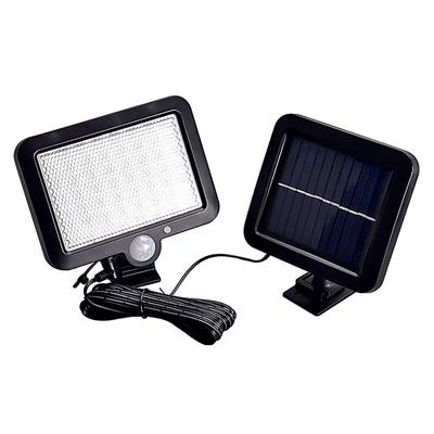 Hibao Outdoor Solar Sensor Light, 56 Ultra-Bright LEDs with 3 Lighting Modes, IP65 Waterproof, Automatically Turns On and Off, Ideal for Security,