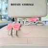 Car Seat Back Hanger Car Purse Hook Interior Accessories Pearl Car Organizer Clip Car Seat Headrest Hook Convenient to Use
