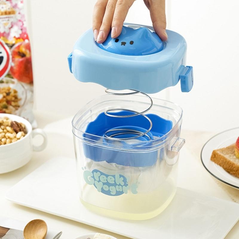 Multifunkční nástroj na cezení jogurtu pro snadné oddělení syrovátky a hladkou texturu domácího jogurtu