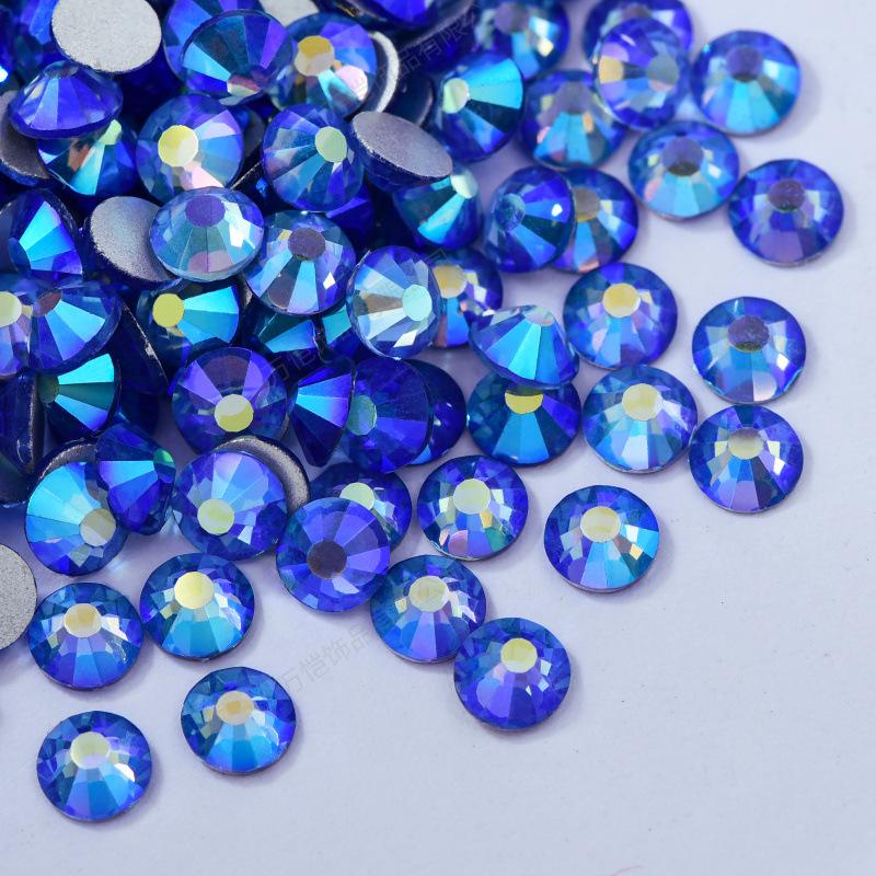 Nail Art Rhinestone Crystal Glass Accessories Diy Flat-Bottomed Drill, Mobile Phone Case Colorful Guomao A Diamond Accessories Accessories Accessories