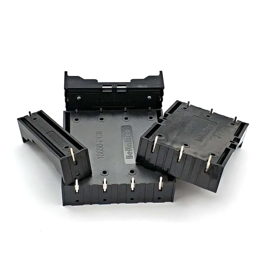 Neuer schwarzer DIY 1/2/3/4-teiliger Batteriehalter aus Kunststoff Aufbewahrungsbox für 18650 Akku 3,7V DIY
