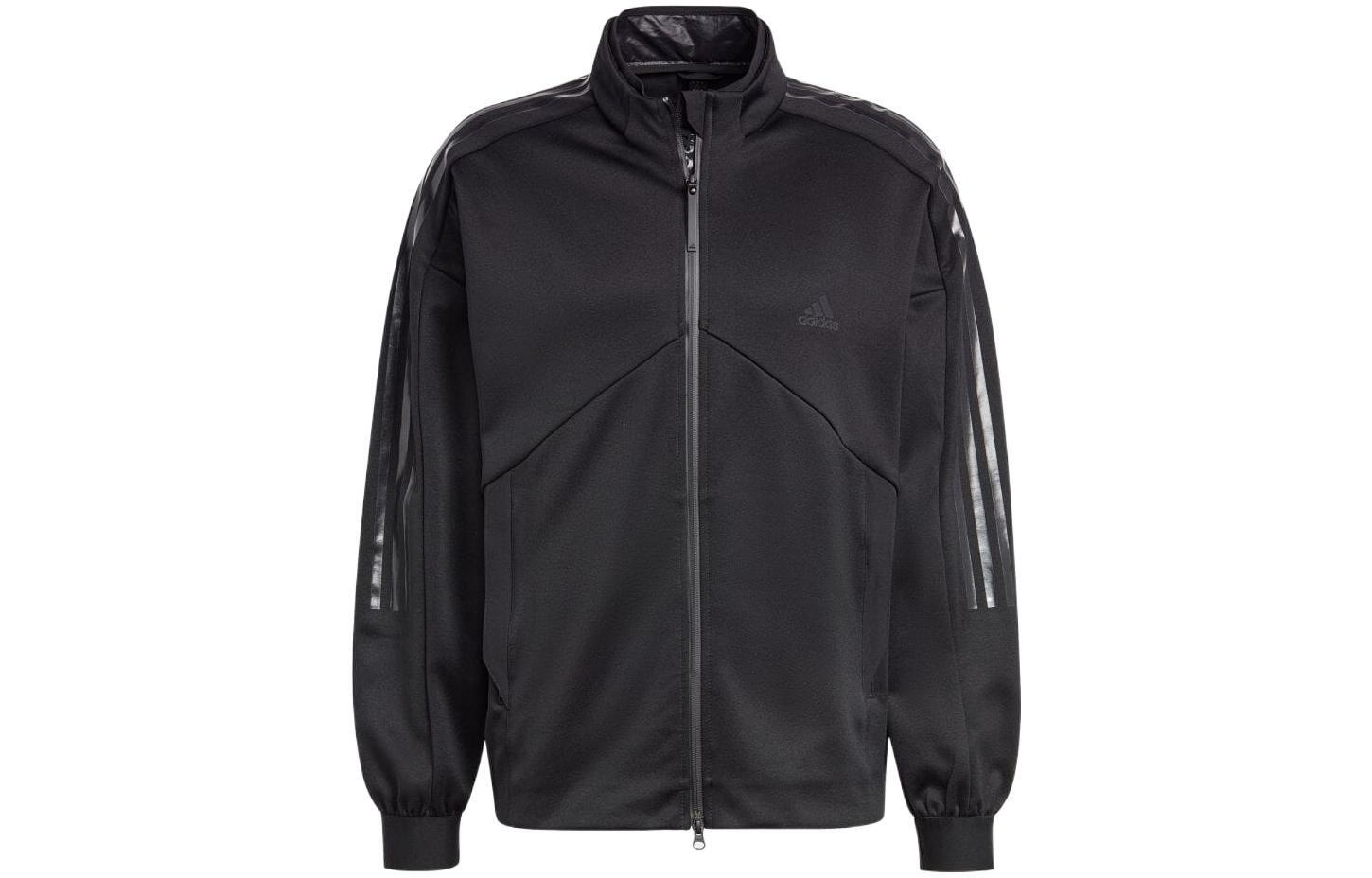 

adidas Solid Color Long Sleeve Zip Jacket HY3785 XXL