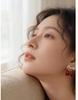Elegant French S925 Silver Bow Cherry Dangle Earrings - Fashionable Micro-Paved Autumn/Winter Jewelry