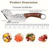 1pc Utility Knives Premium Kitchen Boning Knife Sharp Fixed Blade With Protective Sheath Ideal For Family Meal Prep Camping, And Outdoor Adventures