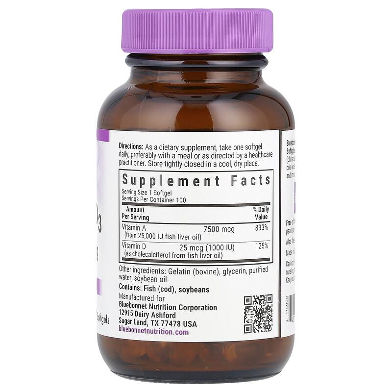 Vitamin A & D3, 100 Softgels