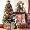 LED Christmas Tree Skirt Gingerbread House Xmas Tree Base Cover Christmas Tree Collar  Festival