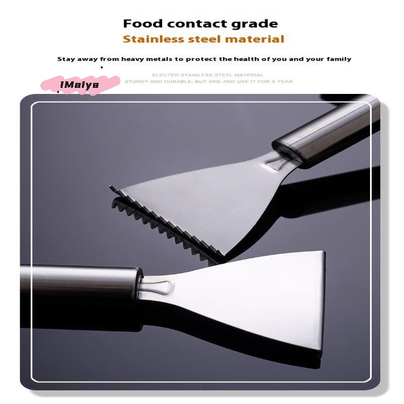 1Pc Stainless Steel Fish Scales Scraper Cleaning Peeler Bone Tweezers Kitchen Tool Fast Removal Gadget Accessory