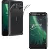 Case and Screen Protector - PHONILLICO - Nokia 2 - Transparent Silicone - Ultra Thin - Pack with Tempered Glass