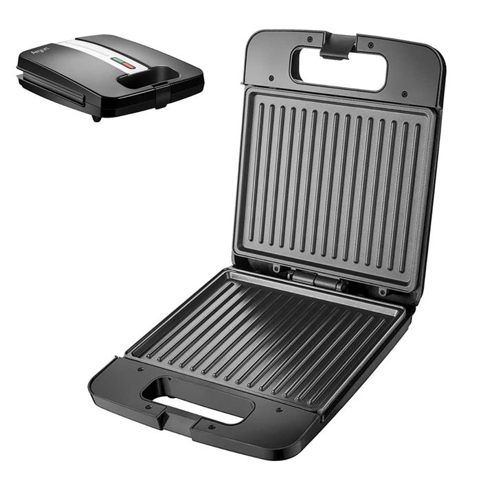 Grille-sandwich - DAM - 1400W - Noir - Compact - Antiadhésif
