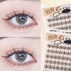 DIY Self-adhesive Lash Clusters Reusable False Eyelash Clusters Cute Adhesive False Eyelashes  Lady
