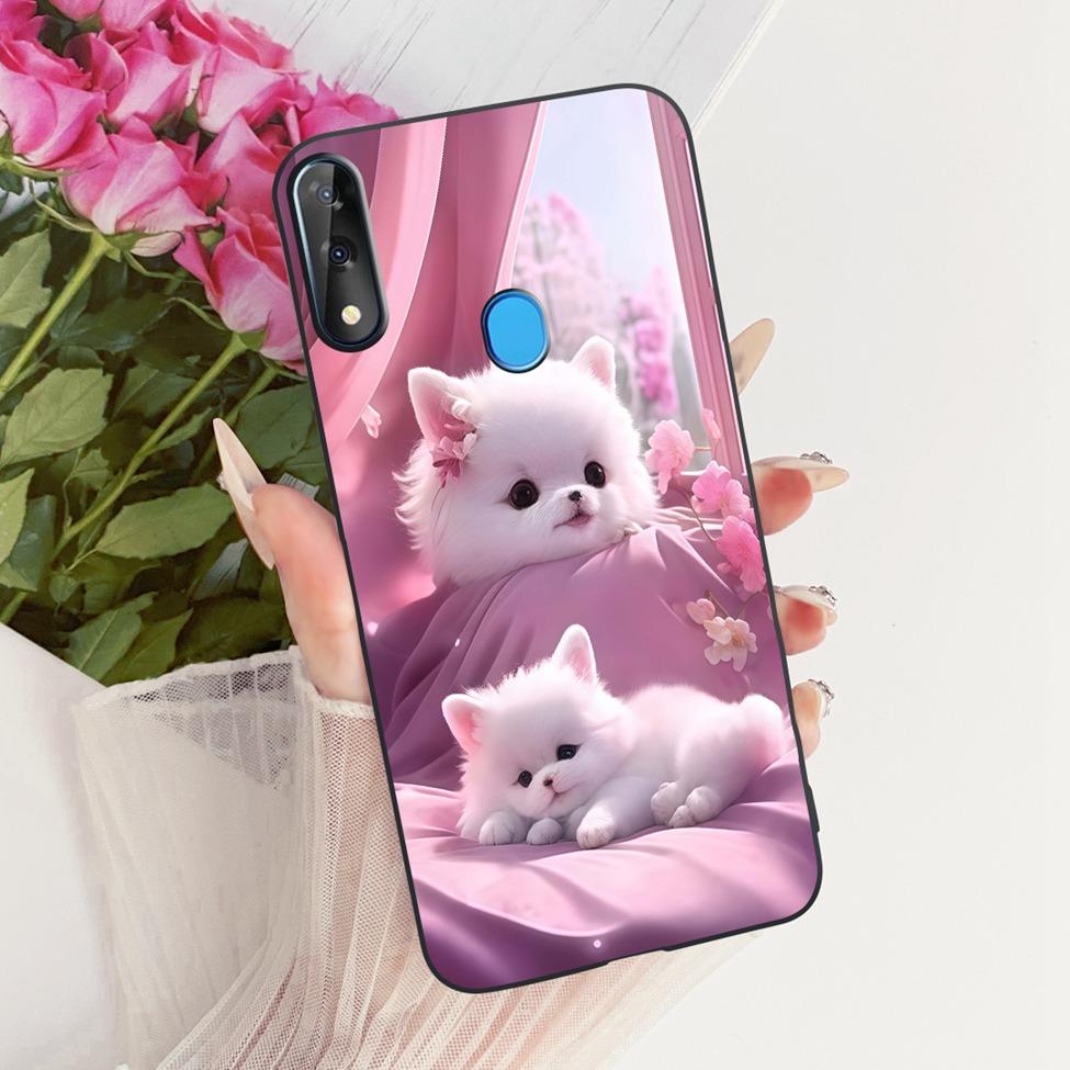 Phone Case For ZTE Blade V10 Cover Silicone Cute Cat Fashion Funny Painted Casing For ZTE Blade V10 2019