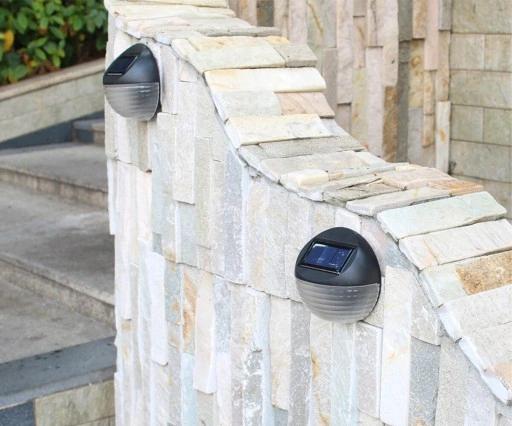 Lampa Solarna Led Naświetlacz Kinkiet Ogrodowy