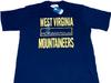 University of West Virginia Mountaineers Morgantown T-Shirt New! NWT XL Unisex T-Shirt