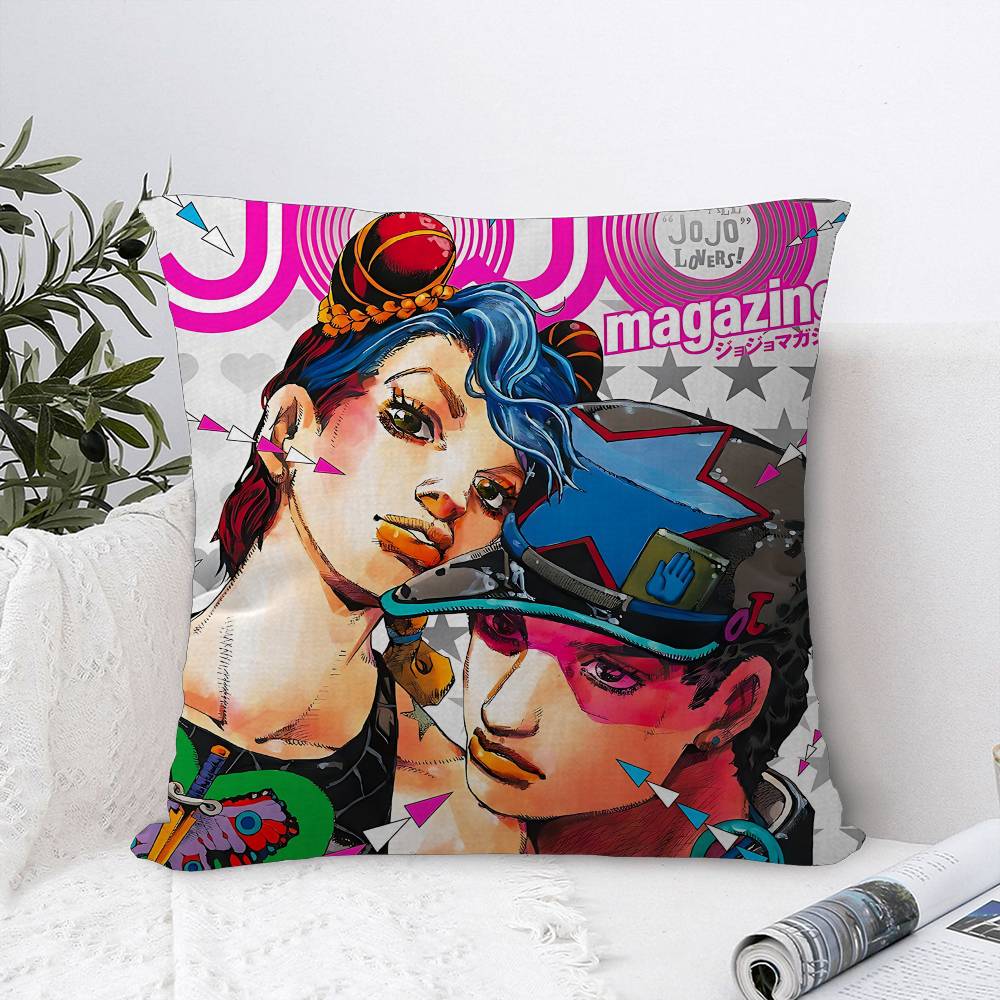 Japanese JoJos Bizarre Adventure Cushion Cover Decorative Pillow Sofa Home Decor Case Pillow Cases