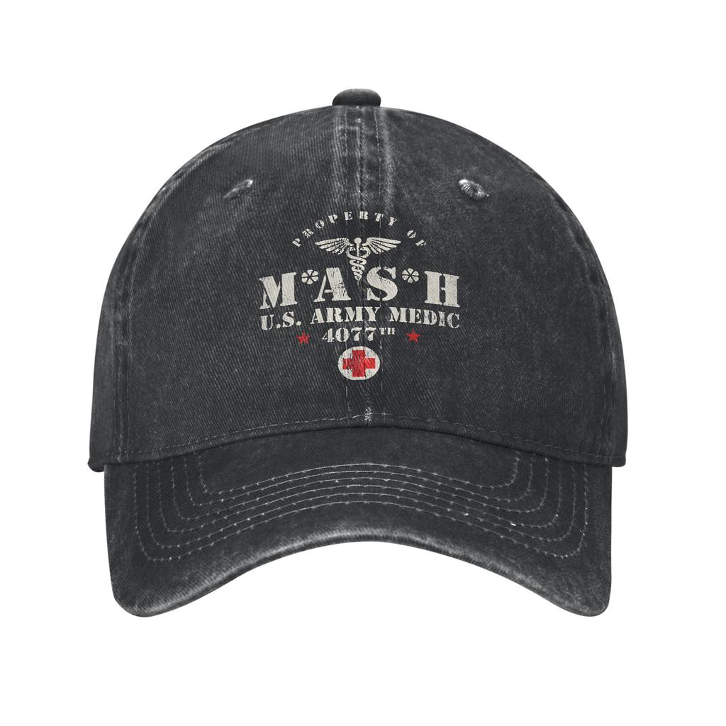 MASH 4077 Lässige Baseballkappe Wandern Angeln Trucker-Kappe Sommer Atmungsaktiv Damen Herren y2k Coole Snapback-Kappe
