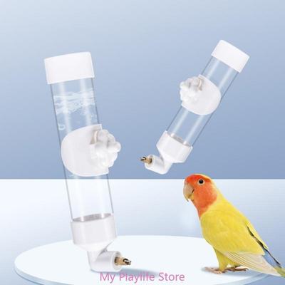 Papageien Wasserflasche Automatische Futterspender für Vögel Hamster Kleintiere Tropffrei Auslaufsicher Wasserspender für Kleintierkäfige
