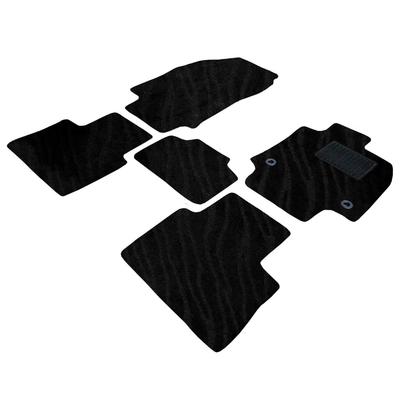 Fenice Car Mats Floor Mats Made In Japan Harrier 80 Hybrid Wave Black Stays In Car Mats Specialty (Toyota Series) <For Vehicles> Non-Slip Shape,