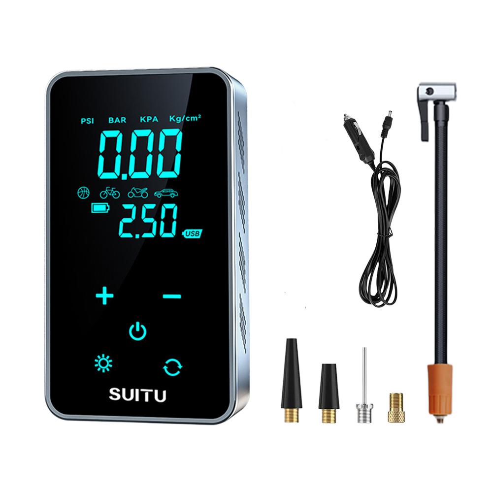 

Портативный насос CompreAir, умный воздушный компрессор, ЖК-дисплей, электронный надувной насос, высокая точность для мотоциклов, транспортных средств, шариков Wired