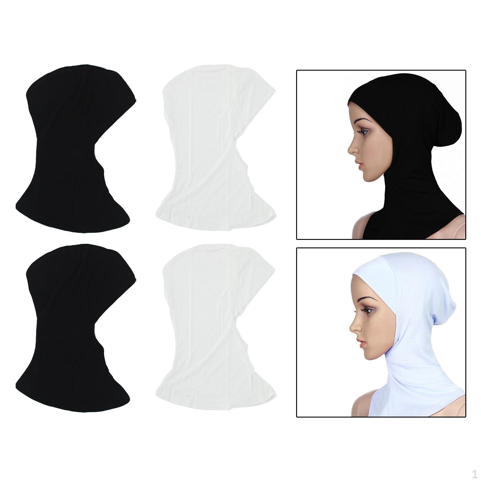 

4x Женский мусульманский хиджаб с полным покрытием, исламский подплаток для шеи, подарки