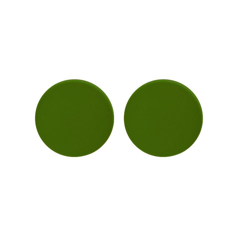 Koreanische Retro Geometrische Mattierte Ohrstecker - Bunter Minimalistischer Stil