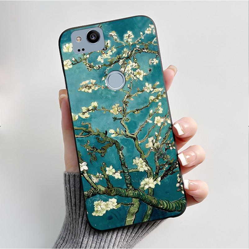 Pattern Case For Google Pixel 2 XL Pixel2 Funda Soft Silicone Shell For Google Pixel 1 XL Pixel1 Cover Cute Flower Casing Coque