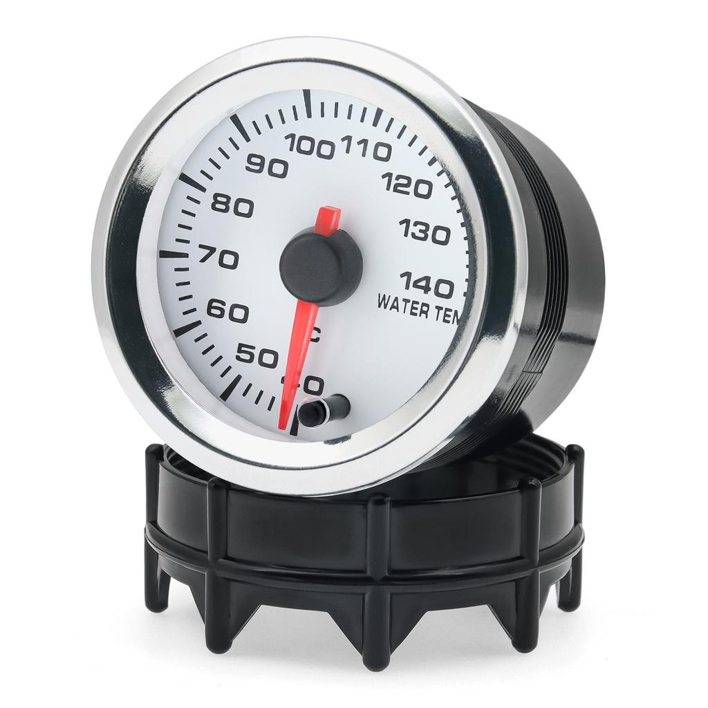 40-140 Celsius Temp Meter 52mm Car Racing Modification Digital Water Temperature Gauge 7 Color Backlight with Sensor