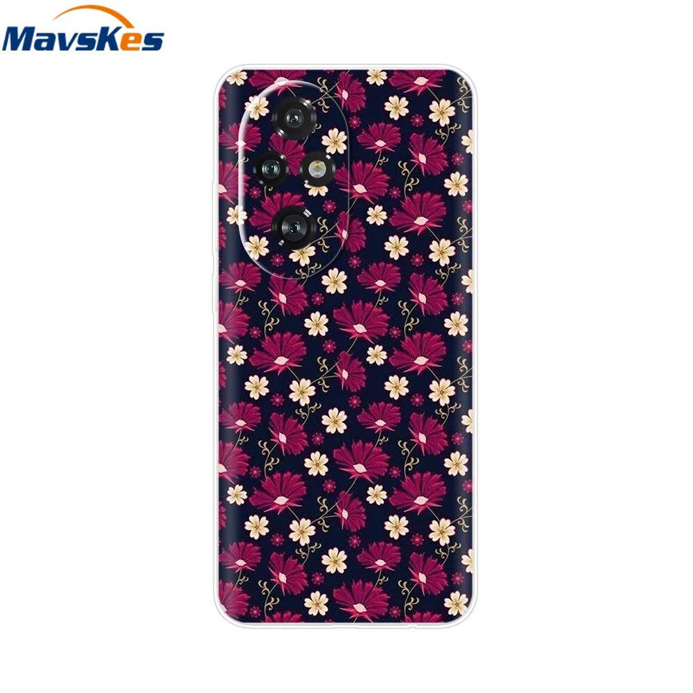 Für Honor 200 Hülle Niedliche Cartoon Silikon TPU Weiche Handyhüllen für Für Honor 200 Pro Honor200 Lite Transparente Capas Honor200