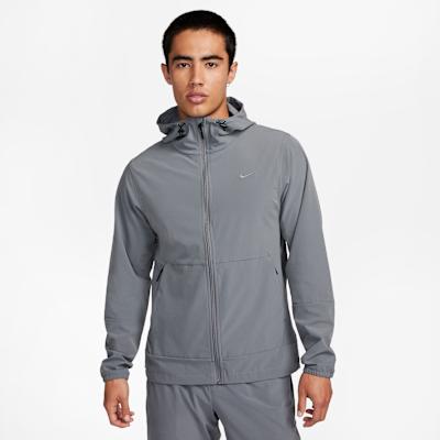 Куртки Nike Мужские Серые С капюшоном Умеренные Другое M
