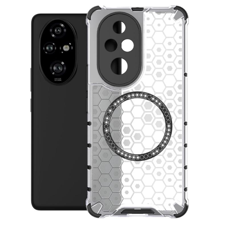 

Для Huawei Honor 200 Pro 5g Магнитное кольцо задняя крышка телефона чехол Magsafe кольцо беспроводная зарядка объектив защита ударопрочный купе чехлы For Honor 200 Pro чистый