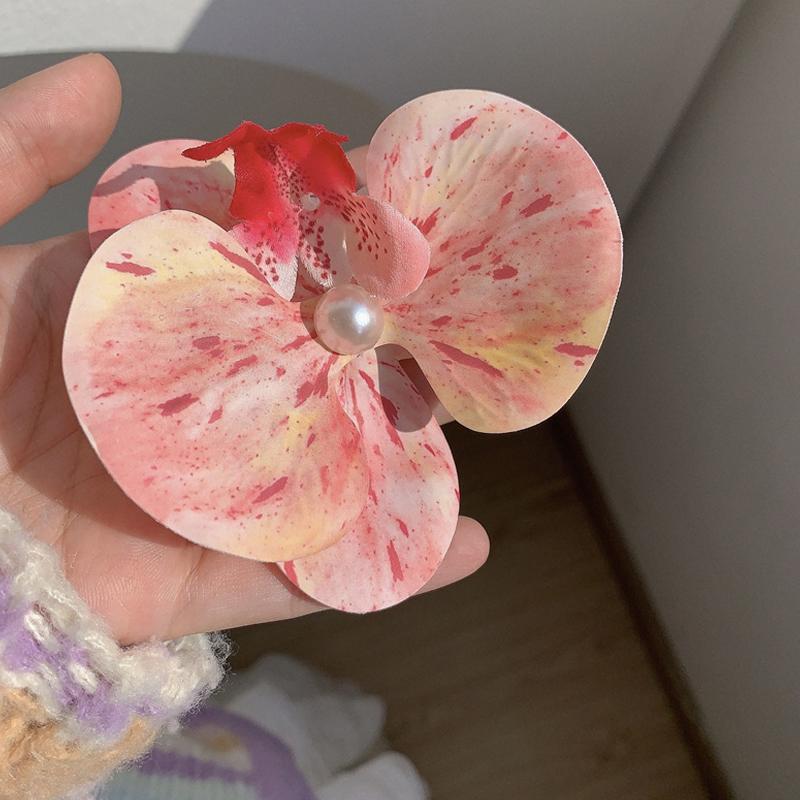 

Корейская сладкая орхидея заколка для волос для женщин искусственные цветы шпильки для волос заколки для волос свадебные аксессуары для головных уборов подарки A8