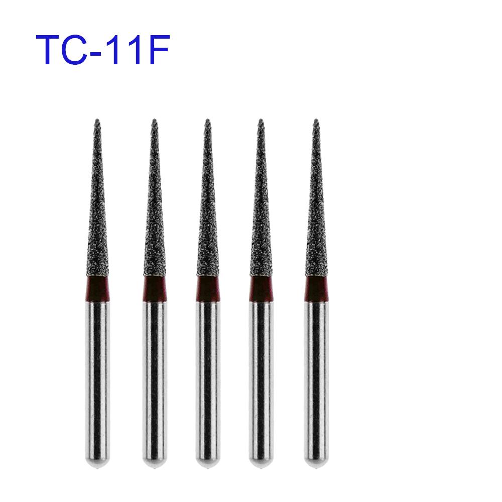 5Pcs/Pack, Jnsur Dental Diamond Burs Dental Drills For High Speed Handpiece Fg Dia 1.6Mm Dental Lab Technican Dentistry Material
