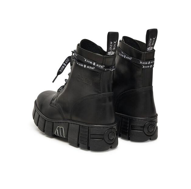 Ботильоны NEW ROCK M-WALL084NP-C8 чёрные