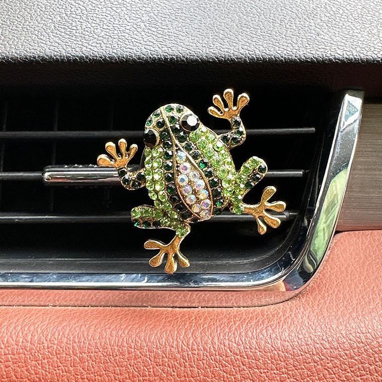 

Вентиляционный зажим для автомобиля Страз Лягушка Пчела Духи Аромат Освежитель Украшение StyleA