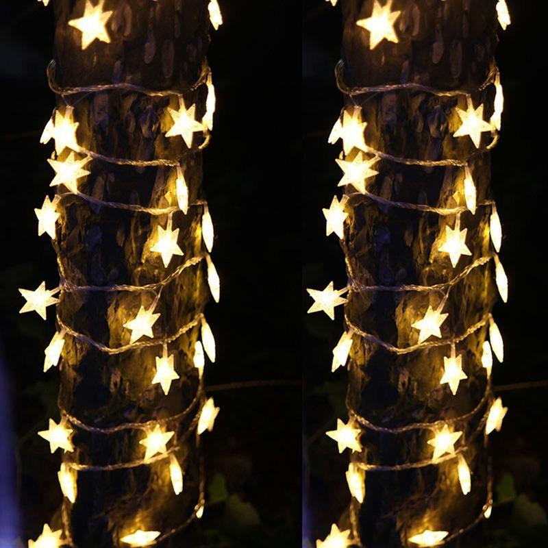 LED Star Fairy String Led Lights USB Garland Year Wedding Indoor Christmas Decoration Wishing Curtain String Light Navidad