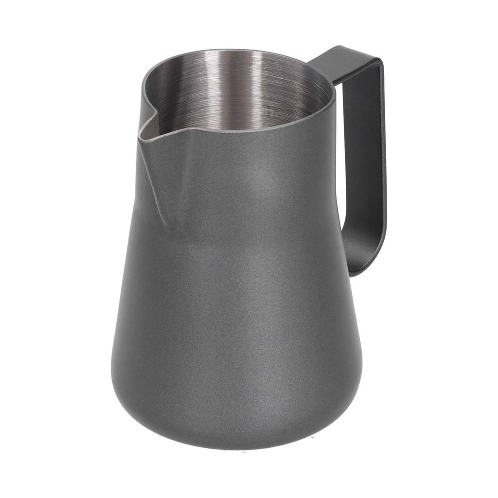 Stainless Steel Frothing Cup Coffee Frothing Pitcher Milk Frothing Jug with Long Diversion Mouth350ml