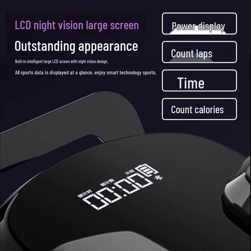 Smart Digital Abdominal Wheel Supreme Edition Onyx Black